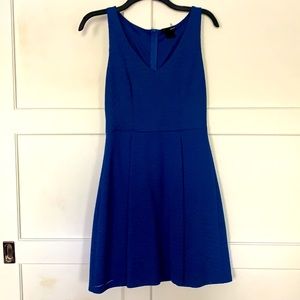 Cobalt blue cocktail dress